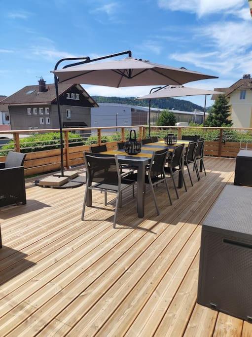 Gite Papillon 6 A14 Personnes - Jacuzzi Gérardmer Dış mekan fotoğraf